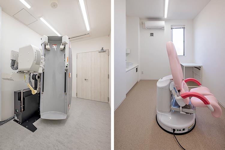 胃部レントゲン / 婦人科検診台